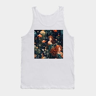 Mermaids Pattern 2 Tank Top